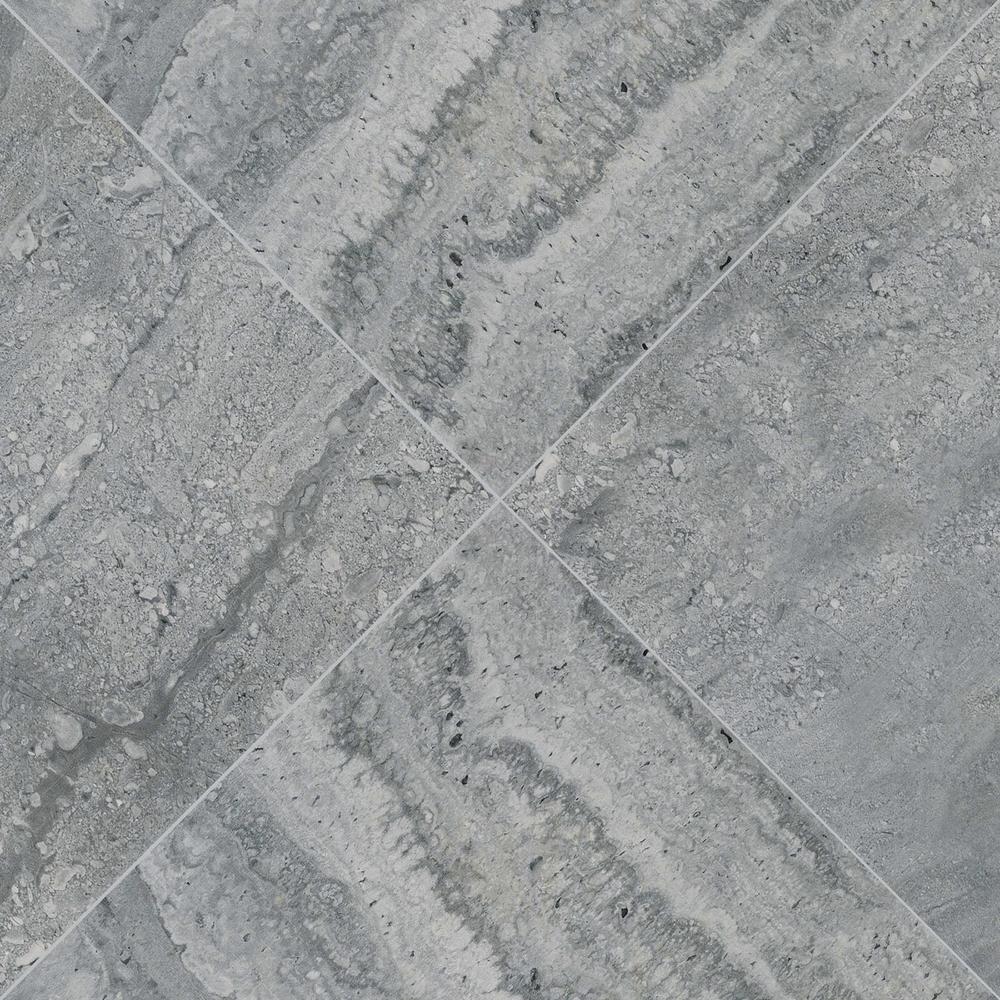 MS International Somerset Mountain Grey 12 x 12 Ceramic Floor and Wall Tile