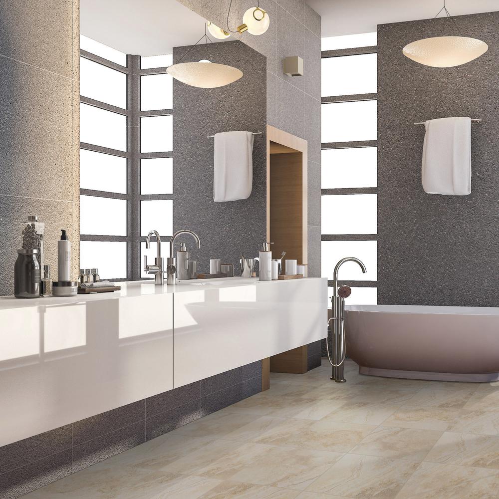 MS International Napa Matte Beige 12 x 24 Ceramic Floor and Wall Tile