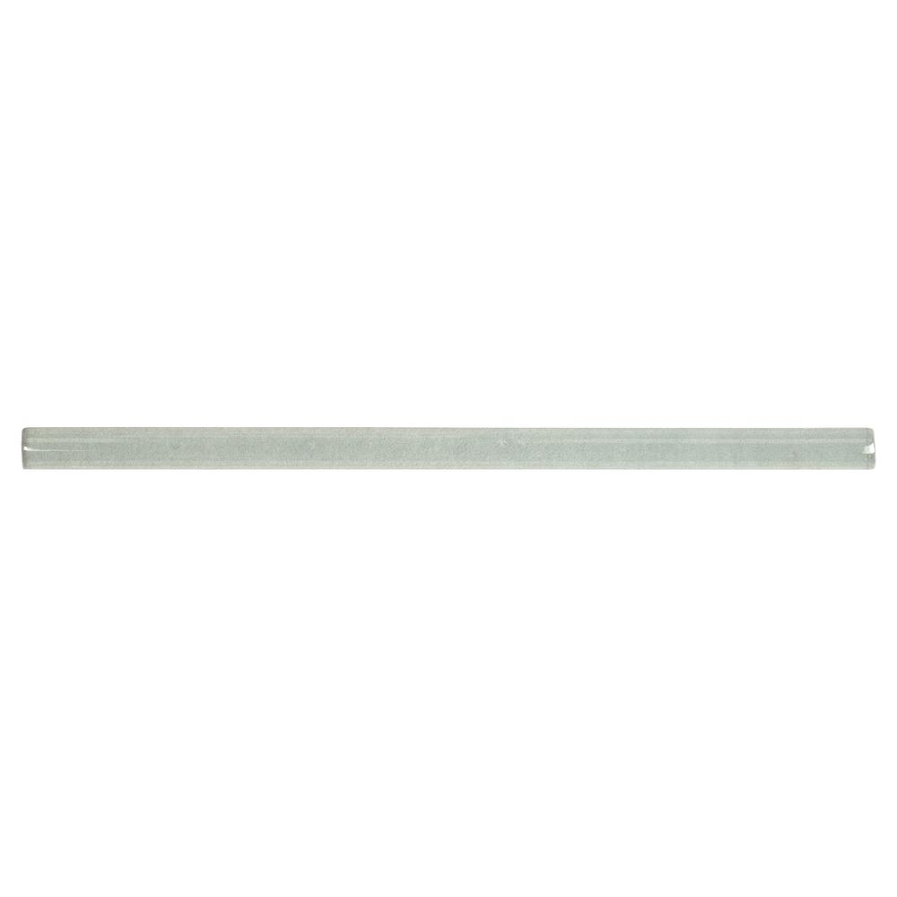 MS International Renzo Glossy Jade Green 3 x 12 Ceramic Bullnose Trim