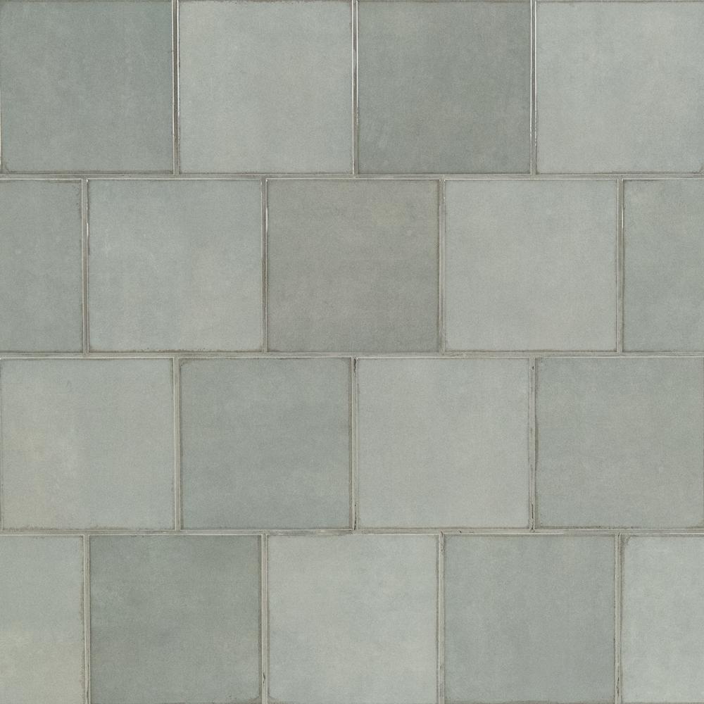 MS International Renzo Glossy Jade Green 5 x 5 Ceramic Wall Tile