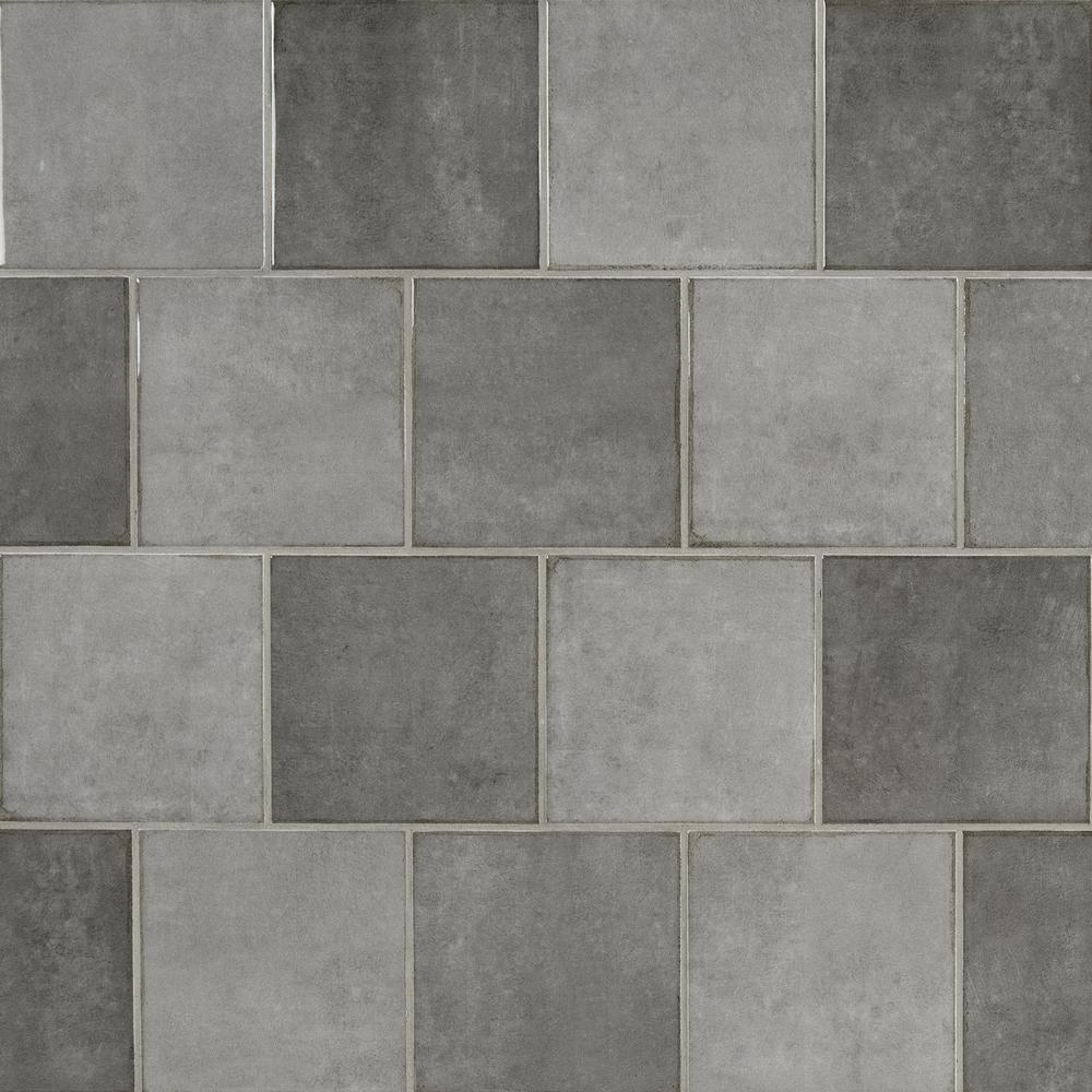 MS International Renzo Glossy Storm Gray 3 x 12 Ceramic Wall Tile