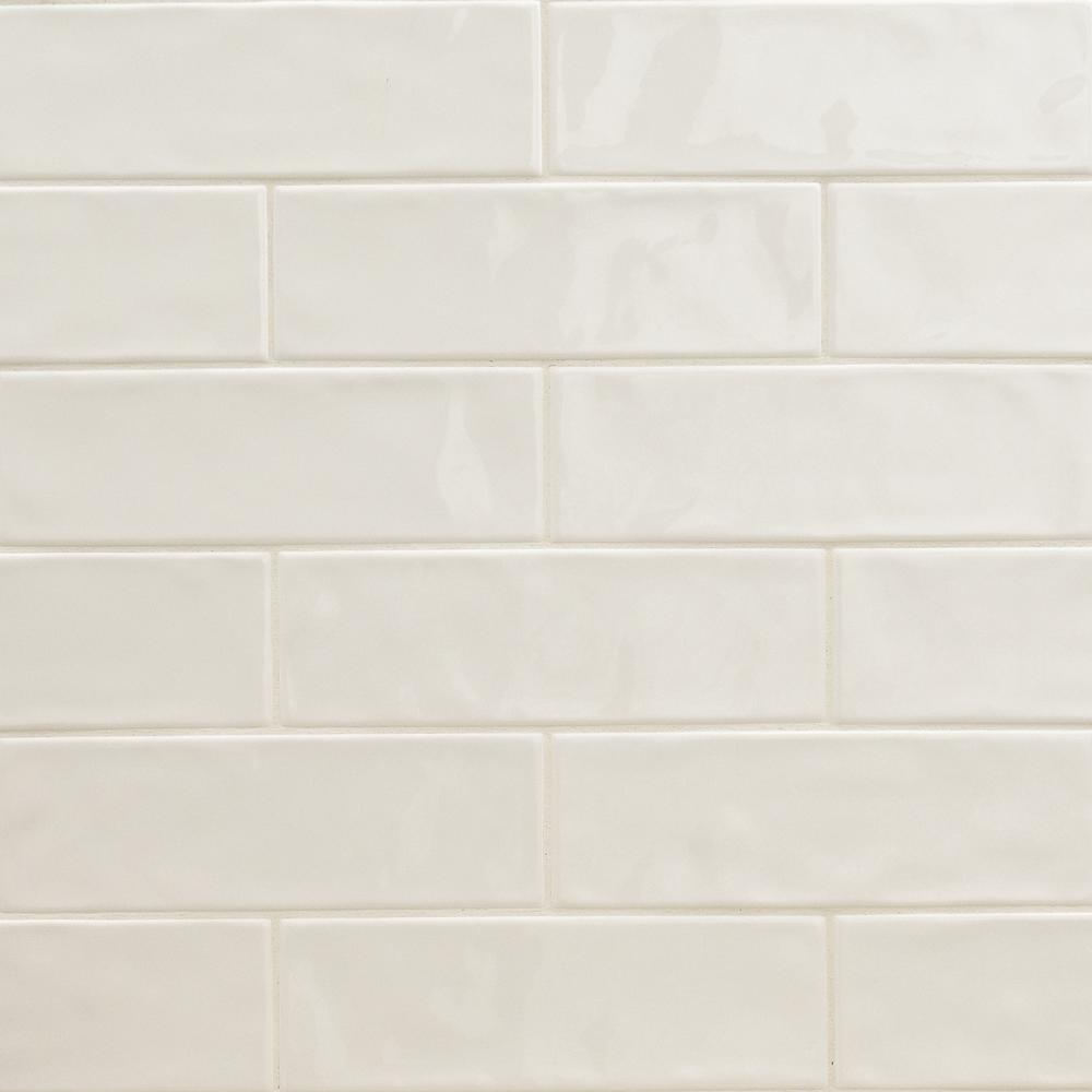 MS International Urbano Glossy Graphite Gray 4 x 12 Ceramic Wall Tile
