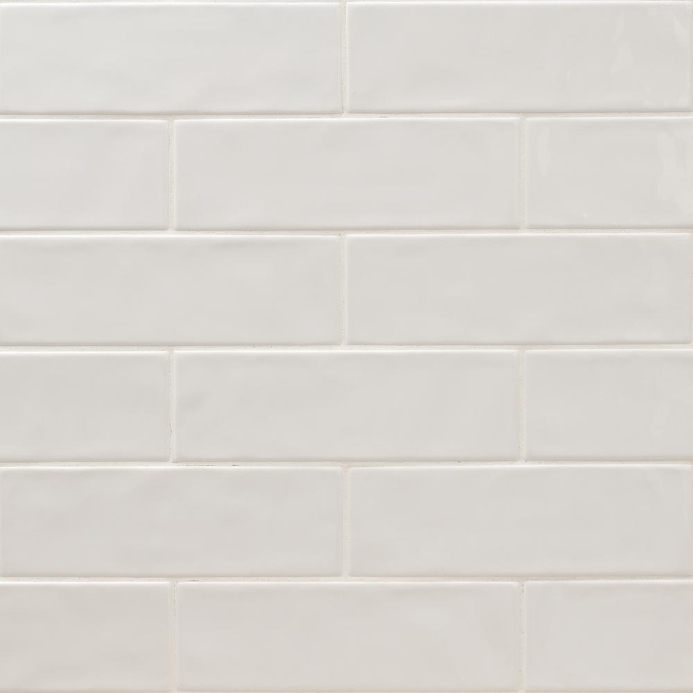 MS International Urbano Glossy Graphite Gray 4 x 12 Ceramic Wall Tile