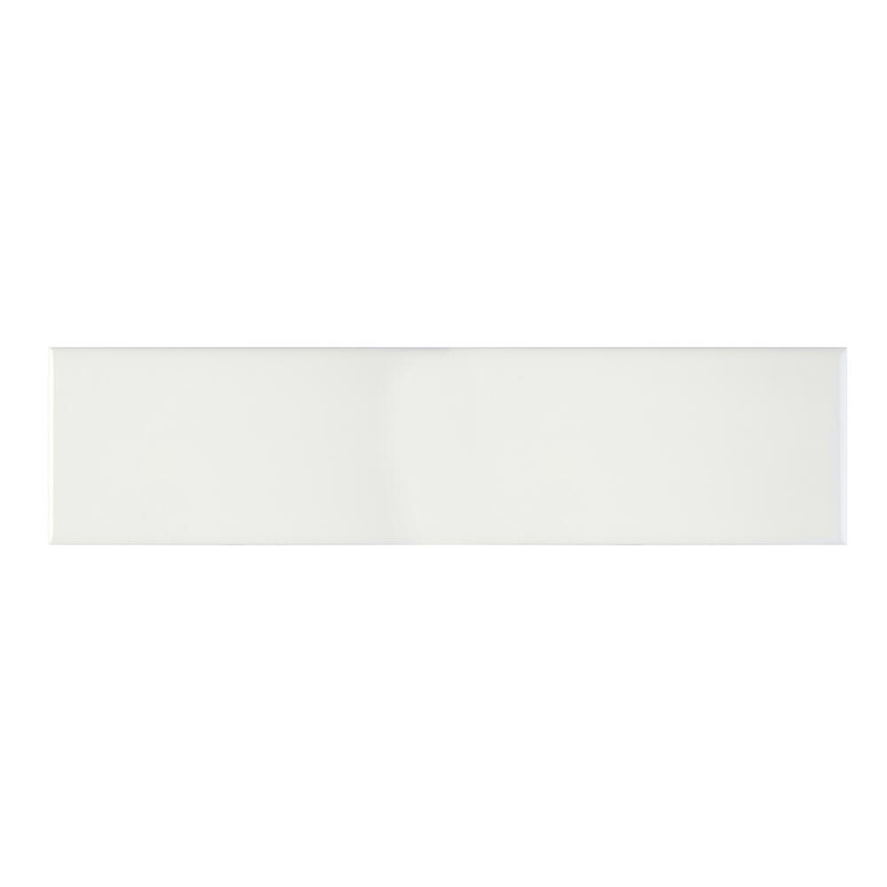 MS International White Glossy 4 x 16 Ceramic Bullnose Trim