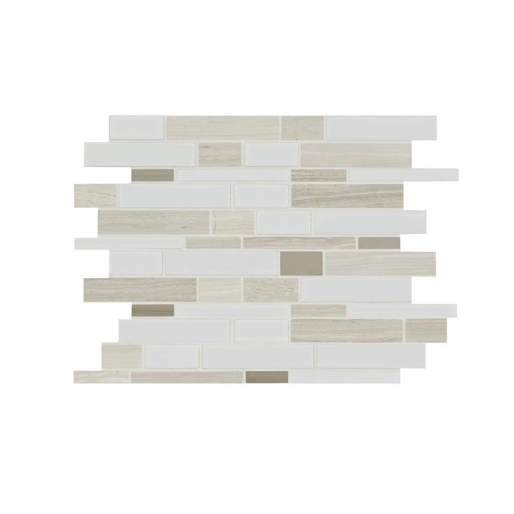 MS International Mojave Grigio Brick Joint 10 x 14 Ceramic Mosaic Tile