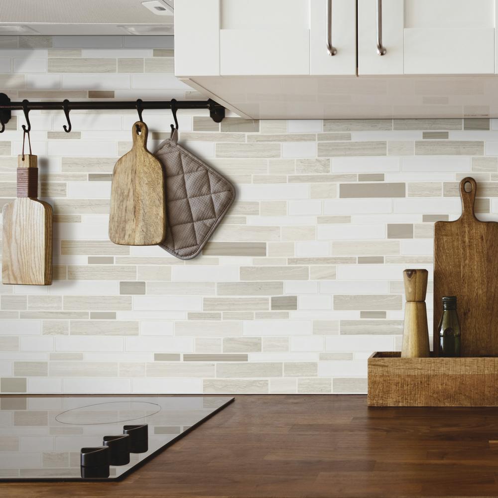 MS International Mojave Bianca Brick Joint 10 x 14 Ceramic Mosaic Tile