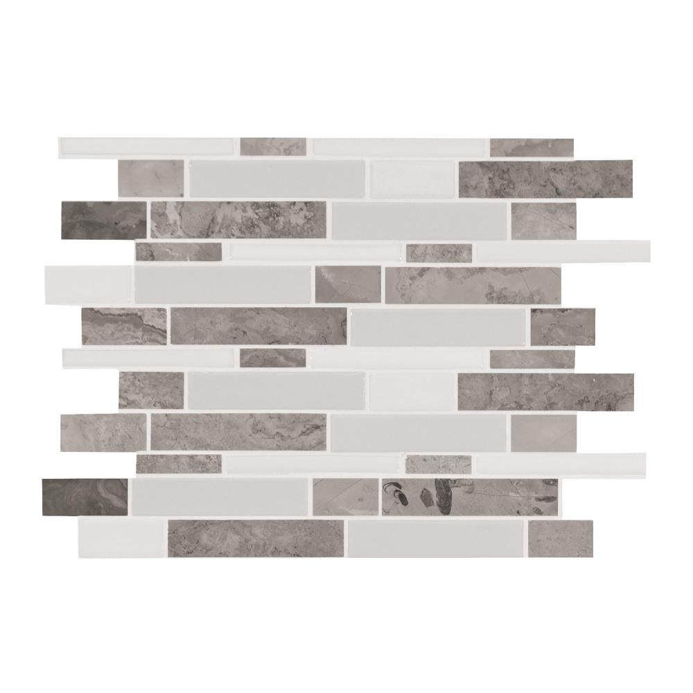 MS International Mojave Grigio Brick Joint 10 x 14 Ceramic Mosaic Tile