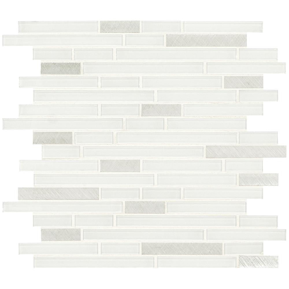 GBM® Imperial Random Golden 12 x 12 Glass and Metal Mosaic Tile