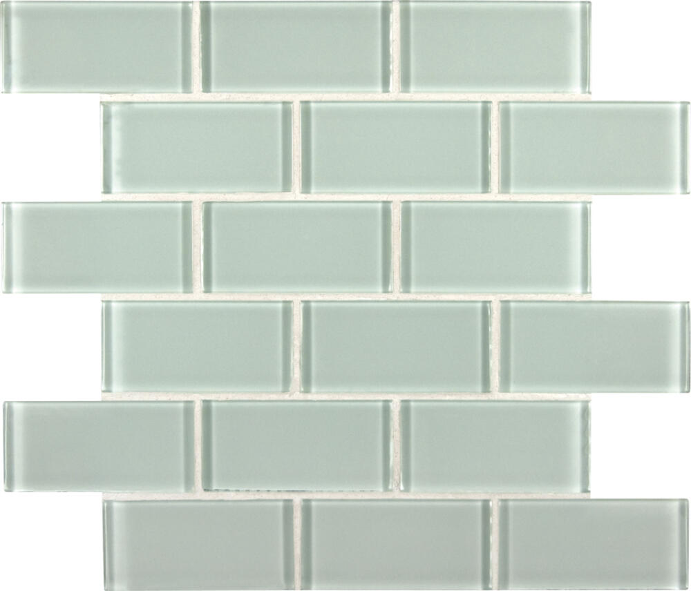 MS International Arctic Ice 12 x 14 Subway Glass Mosaic Tile