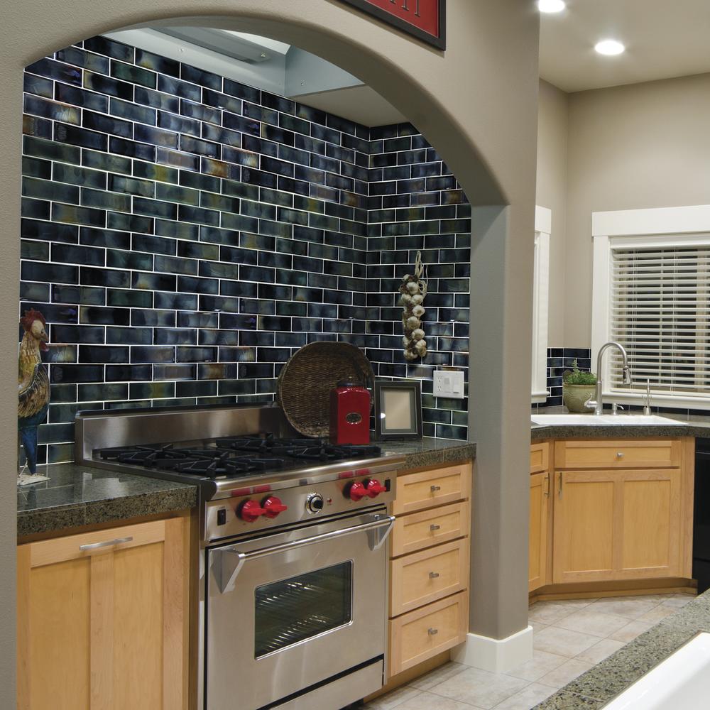 GBM® Metro Subway Arctic 12 x 12 Glass Mosaic Tile GBM® Metro Subway Arctic 12 x 12 Glass Mosaic Tile