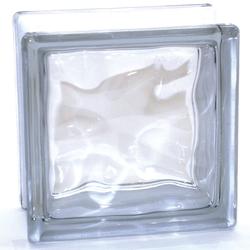 Clear Acrylic Glass Block - 6L x 6W x 3H