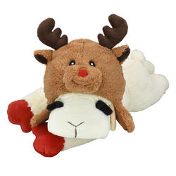 Multipet® 24" Jumbo Lamb Chop Dog Toy with Reindeer Hat at Menards®