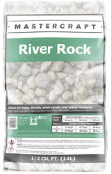 Rainforest Light Grey and Tan Beach Pebbles 1-3 inch 30lb Bag