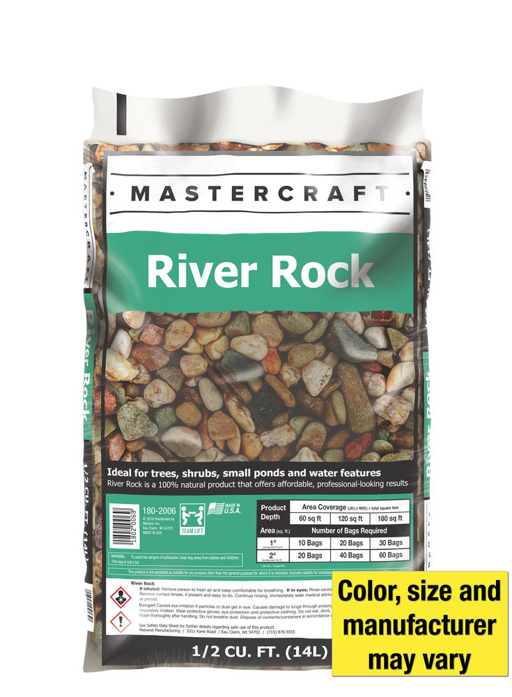 River Rock - 1/2 Cu. Ft.
