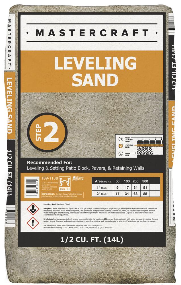 Leveling Sand - 1/2 Cu. Ft.