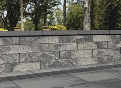4 x 20 Quarry Gray Kendall Splitface Freestanding Wall Block at