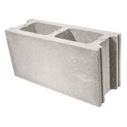 8-in W x 8-in H x 16-in L Cored Concrete Block in the Concrete Blocks  department at