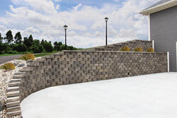 Clifton retaining best sale wall block installation