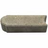 3-3/8 x 11-3/4 x 3-3/8 Gray Interloc Edger Block