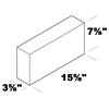 4 x 8 x 16 Solid Construction Block