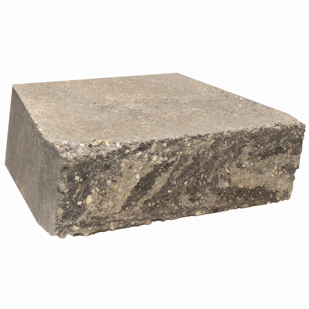 3-1/2 x 11-1/2 Quarry Gray Crestone® Straight Retaining Wall Block