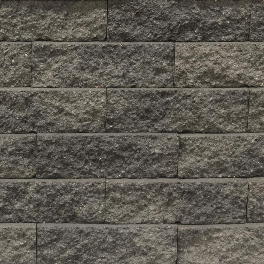 3-1/2 x 11-1/2 Quarry Gray Crestone® Straight Retaining Wall Block