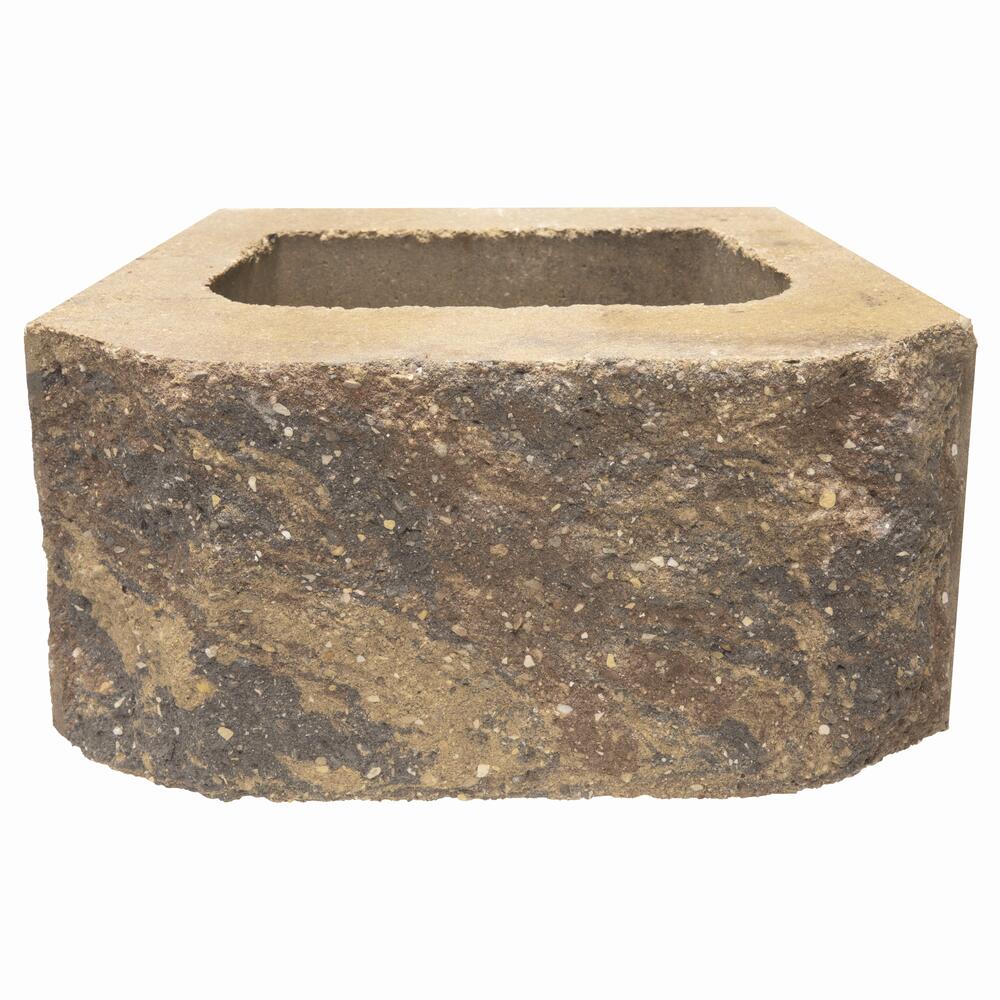 8 x 17 Sienna Clifton Beveled Retaining Wall Block