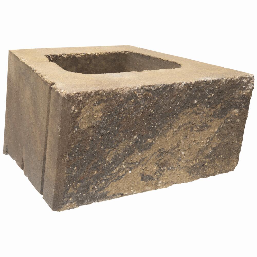 8 x 18 Sienna Clifton Straight Retaining Wall Block