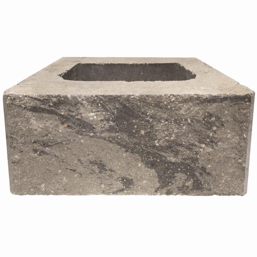 8 x 18 Quarry Gray Clifton Straight Retaining Wall Block
