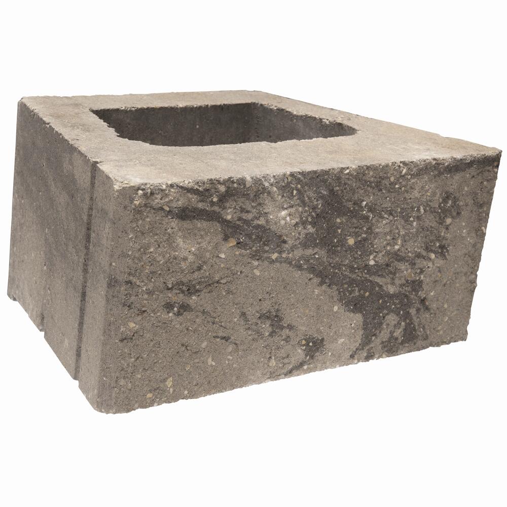 8 x 18 Quarry Gray Clifton Straight Retaining Wall Block