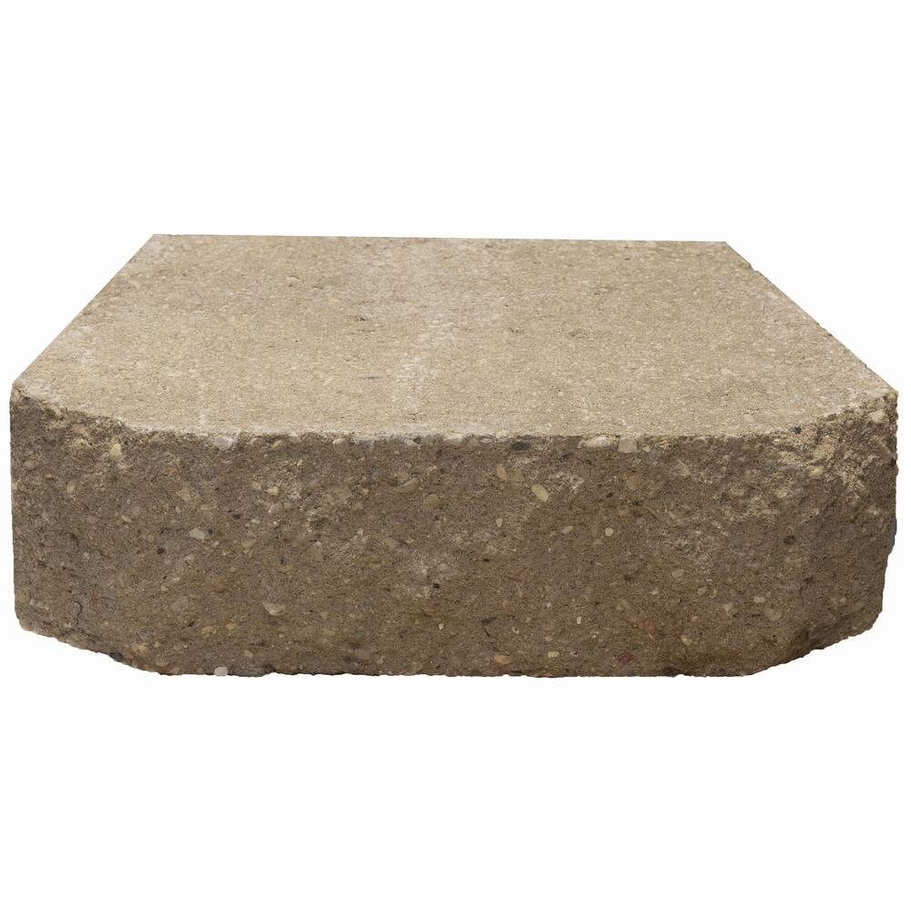 3-1/2 x 11-1/2 Tan Crestone® Beveled Retaining Wall Block