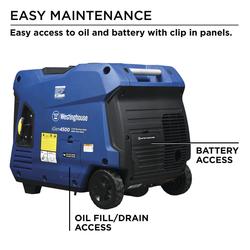 Shop Westinghouse 4500-Watt Peak Gasoline Portable Inverter