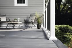 UltraDeck Fusion® 16' Driftwood Gray Low-Maintenance Composite Decking ...