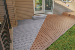 UltraDeck® QuickCap™ 8' Cedar Composite Deck Resurfacing System at