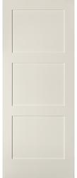 Mastercraft® 32"W x 80"H Primed 3-Panel Equal Interior Door Only