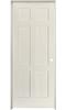 Mastercraft® 30"W x 80"H Primed 6-Panel Flat Prehung Interior Door - Left Inswing