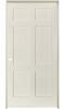 Mastercraft® 36"W x 80"H Primed 6-Panel Flat Prehung Interior Door - Right Inswing