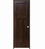 Mastercraft® 24"W x 80"H Mocha Poplar 3-Panel Mission Prehung Interior Door - Left Inswing
