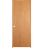 Mastercraft® 28"W x 80"H Golden Oak Woodgrain Flush Prehung Interior Door - Right Inswing