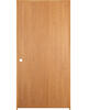 Mastercraft® 36"W x 80"H Golden Oak Woodgrain Flush Prehung Interior Door - Right Inswing
