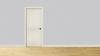 Mastercraft® 30"W x 80"H Primed 2-Panel Interior Door System - Right Inswing