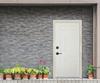Mastercraft® 32"W x 80"H Primed Steel 6-Panel Exterior Door System - Right Inswing