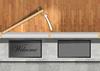 Mastercraft® Arcadian 72"W x 80"H Primed Steel Full Lite Left Hand Inswing Composite Frame French Patio Door System