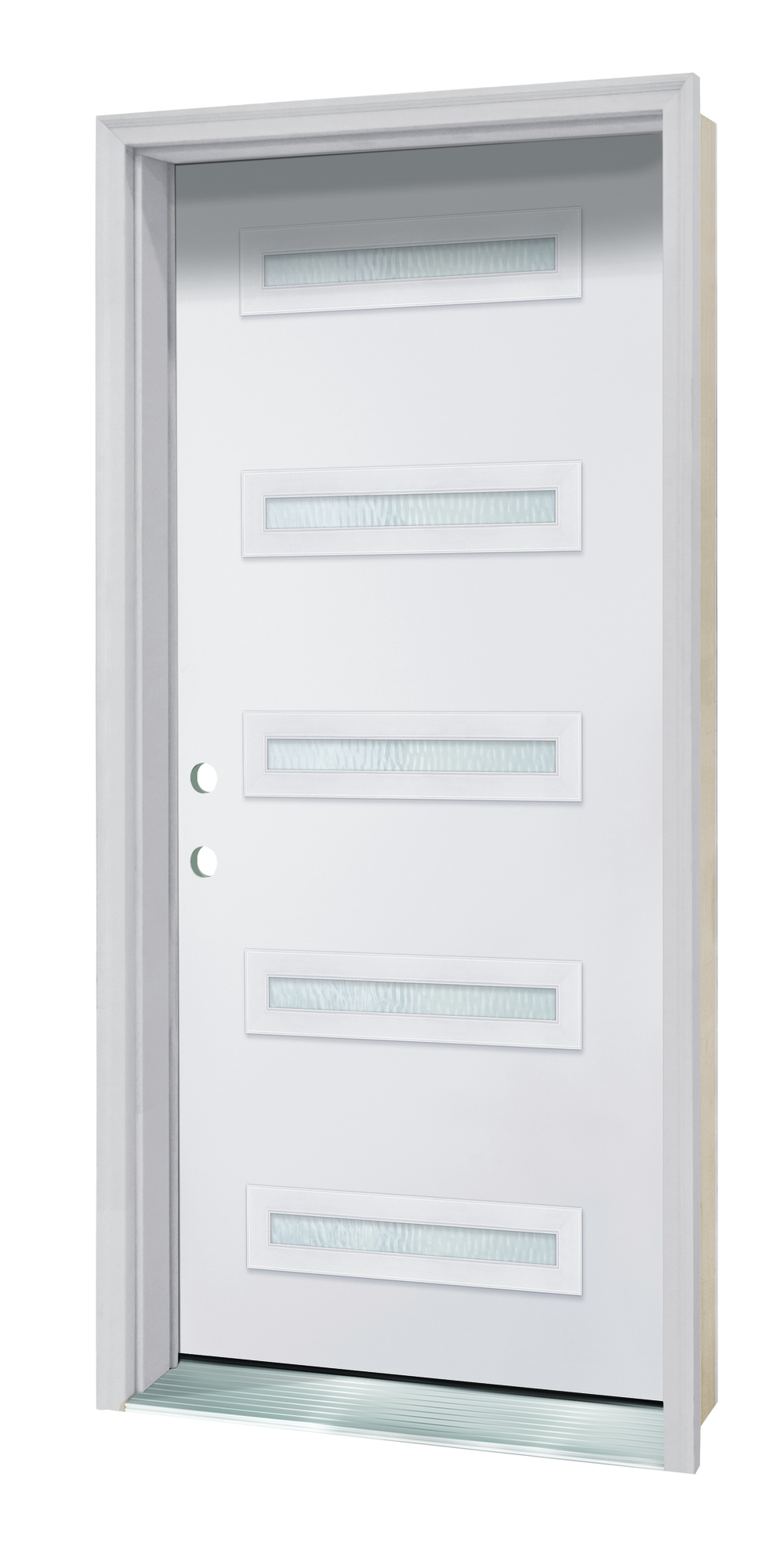 Mastercraft® Water 36W x 80H Prefinished White Steel 5 Lite