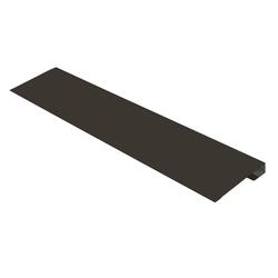 12' Burnished Slate Steel Soffit J-Trim at Menards®