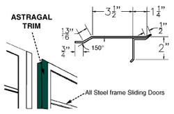 16' Pinewood Steel Astragal Trim at Menards®