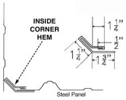 10' White Steel Inside Corner Trim at Menards®