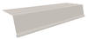 3-3/4" x 1-3/4" x 10' Ash Gray Heavy Duty Gutter Apron