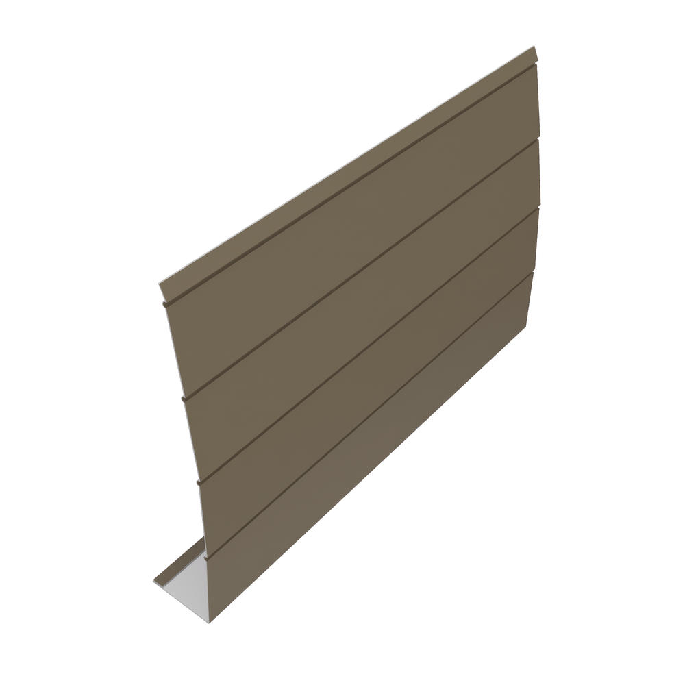 Premium Pro-Steel 12' Matte Smoky Sable Steel Corner & Gable Trim