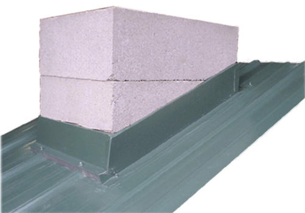 Premium Pro-Steel 3' Pro-Snap® Burgundy Chimney Flashing Kit